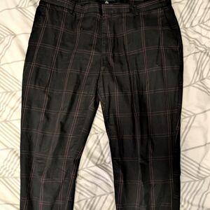 INC International Concepts Men's Black Checkered Pants